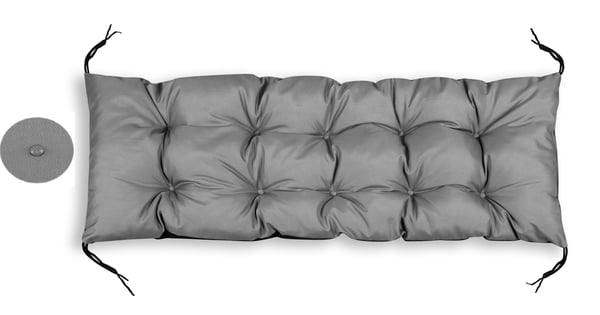 Puutarhatyyny 120x40 cm palettipenkille vedenpitävä harmaa