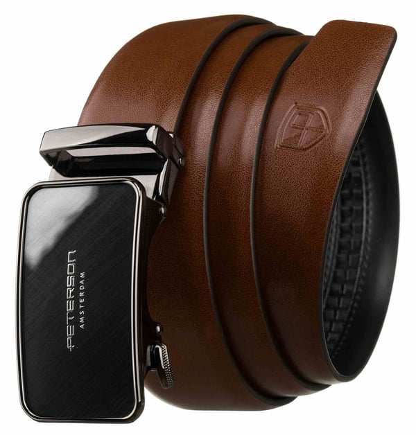 Peterson bælte sk automatisk PTN A013-105 brun