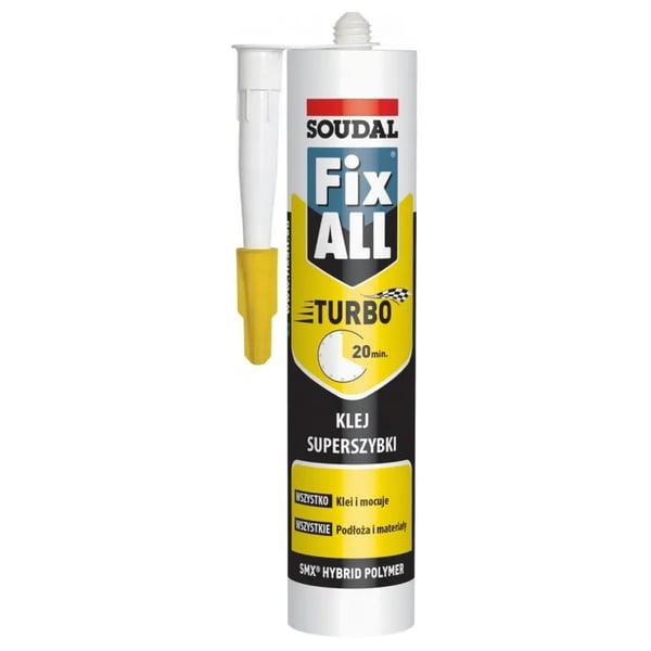 FIX ALL TURBO HYBRID FORSEGLINGSMIDDEL HVID 290ML - SIL FIX 290T