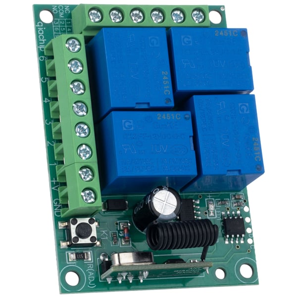 Relæmodul med 433 MHz fjernbetjening
