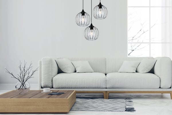 TAKLAMPA, KROM LED