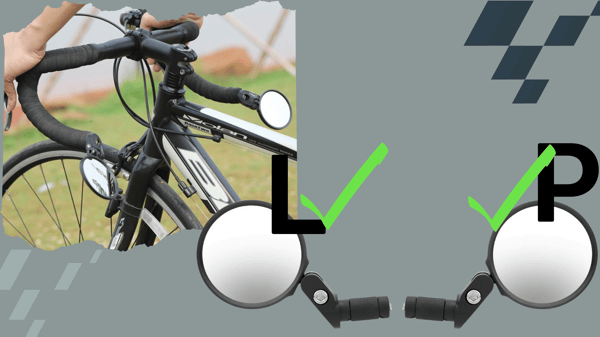 Mini 360 cykelspegel för styre