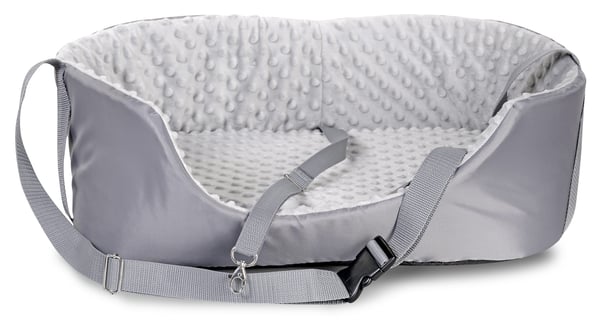 Biltransportör 50x40 cm minky grå