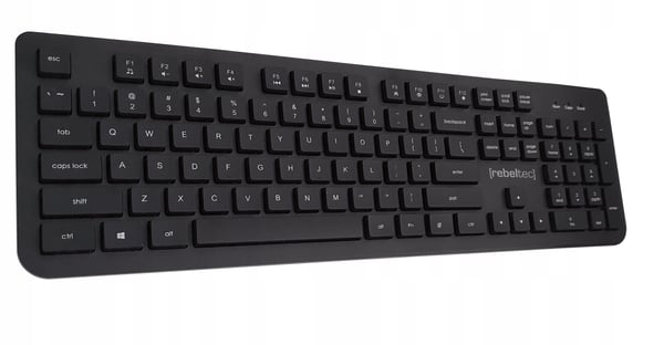 Rebeltec solidero USB-trådbundet tangentbord svart