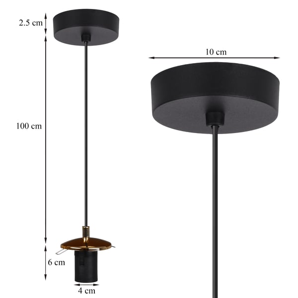 FLAT LINE 100 SVART PLÅT 80 GULD
