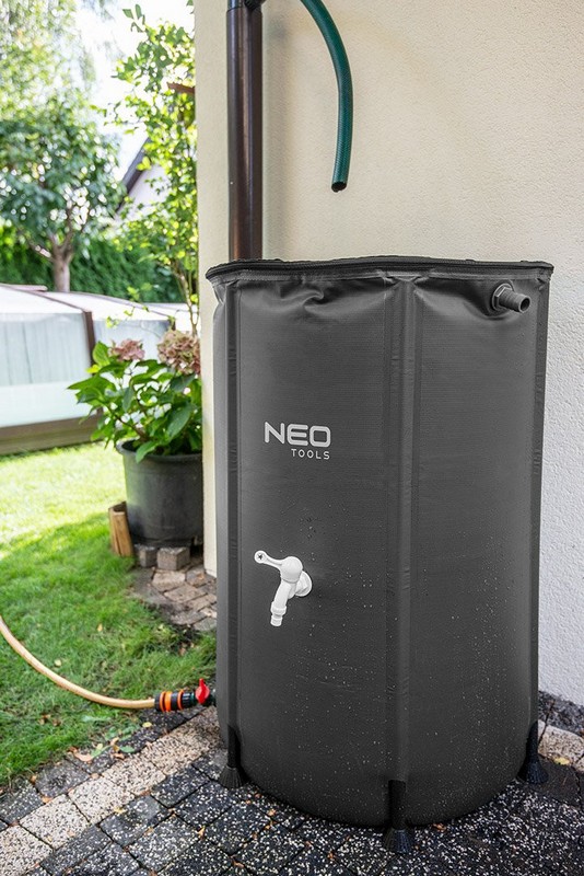 Sammenklappelig regnvandstank, 250 l, PVC - T N15-951