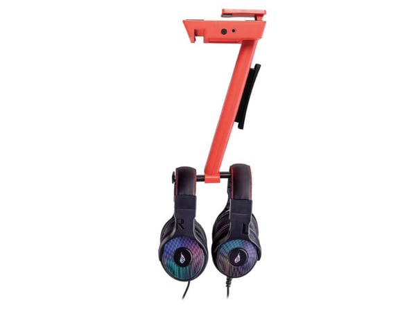 SureFire Vinson N1 Dual Balance Gaming RGB Rött Headsetstativ
