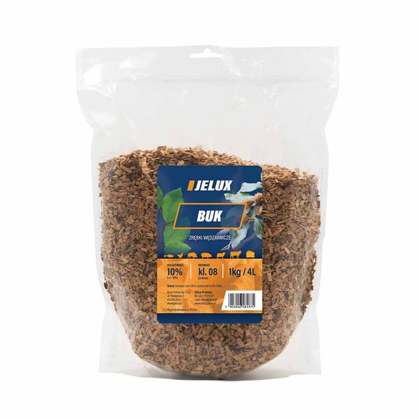 Pyökistä savustetut lastut KL08 1kg
