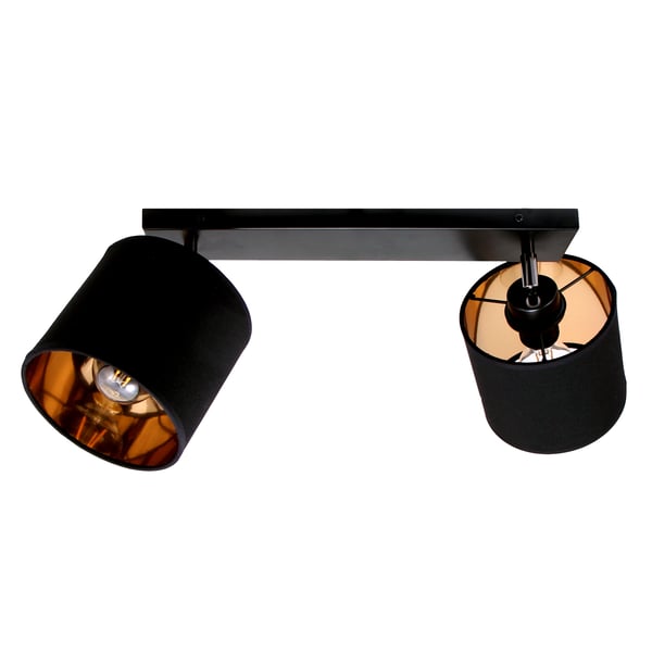 Lofthængende lampe med gylden LED-loftlampe