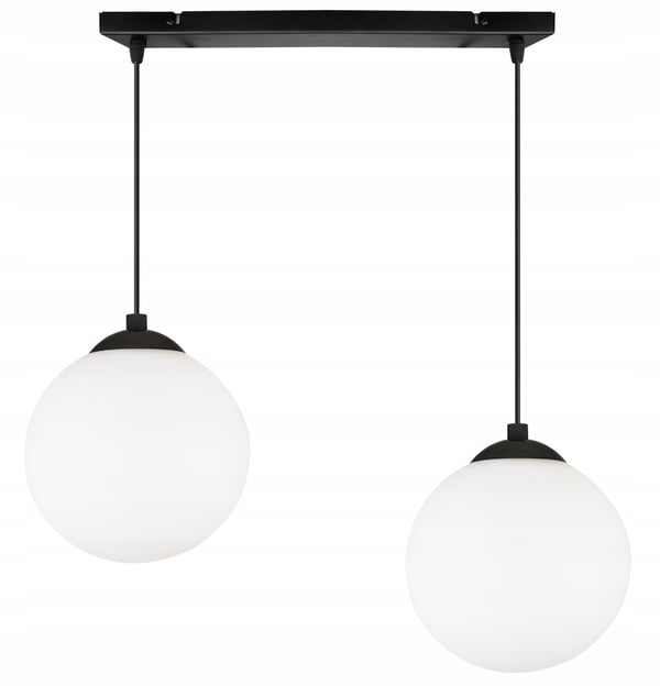 Kattovalaisin, nauhamainen, pallo, musta, LED, 15 cm