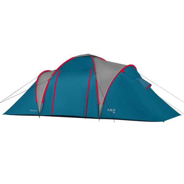 Leirintätent sininen-vaaleanharmaa Highland IV Nils Camp NC6431