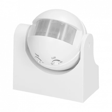 BEVÆGELSESSENSOR 180° IP44 1200W HVID - ON-CR-201/W