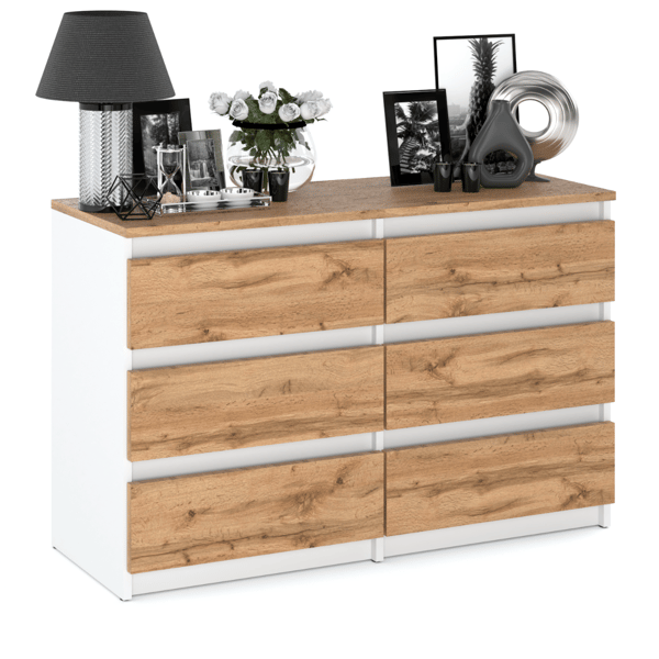 Wotan White Oak Lipasto 100 CM TV Kaappi Senkki Vaatekaappi Olohuone
