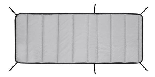 Quiltet stolpude i skum 50x50x80 cm mørkegrå