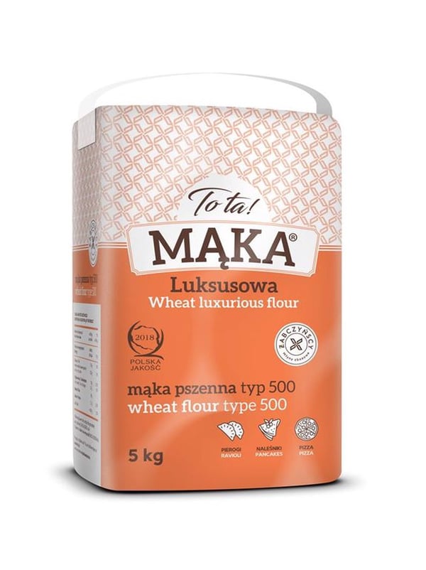 Tässä se on! Ylellinen vehnäjauho tyyppiä 500 5 kg