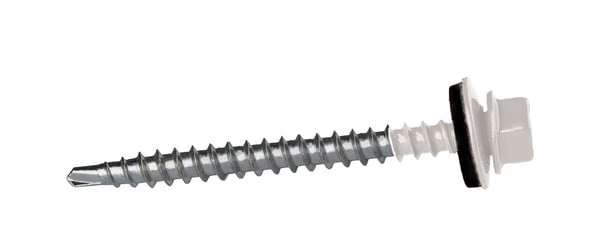Landmandsskruer GTF2 Z14 4,8x60mm RAL 9010