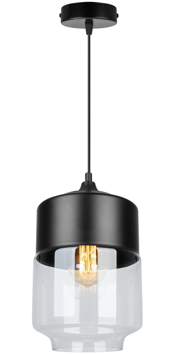 HÆNGENDE LOFTSLAMPE, GLASPLAFON, LED-LAMPE