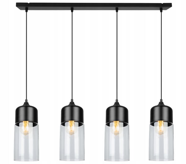 HÆNGENDE LOFTSLAMPE, GLASPLAFON, LED-LAMPE