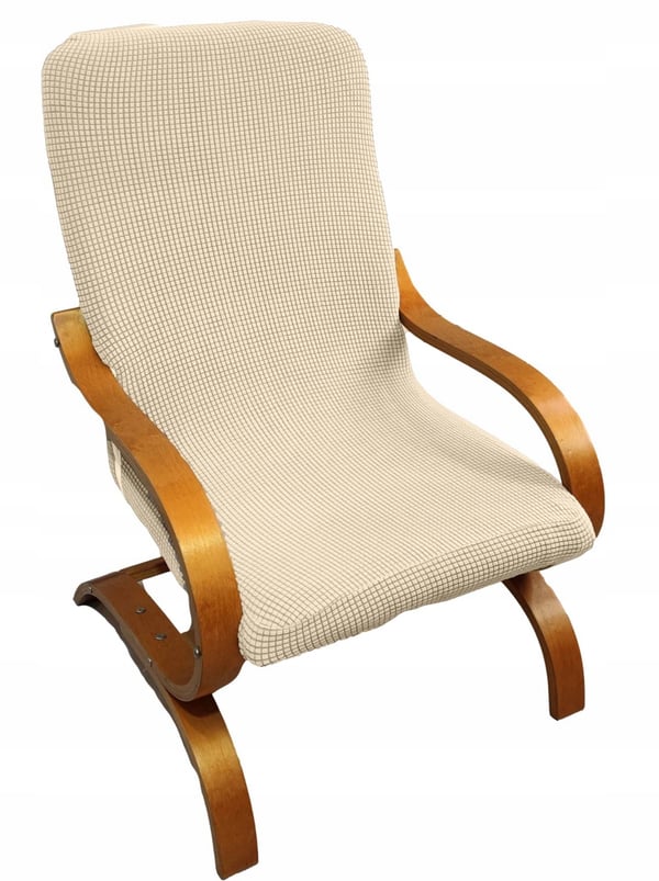 Finka nojatuolin päällinen kermanvärinen BEIGE paksu jacquard Finka nojatuolin päällinen kermanvärinen BEIGE paksu jacquard