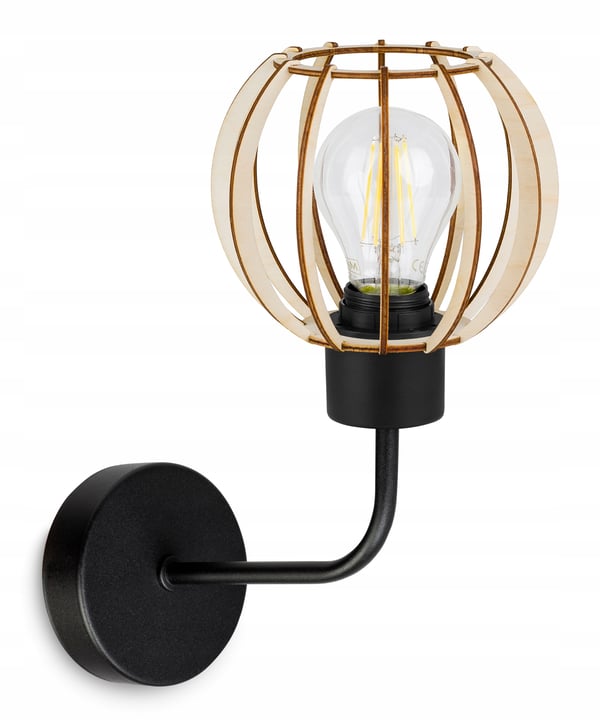 VÆGLAMPE, FIRKANTET LAMPE, LOFTSLAMPE, TRÆSKÆRM, LED