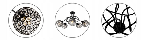 LED-KRISTALLHÄNGANDE TAKLAMPA