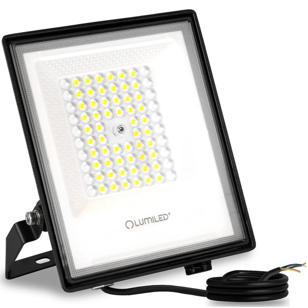 Ulkokäyttöinen LED-valaisimet BRIGHT vedenpitävä 50W 5500lm 4000K IP65 LUMILED