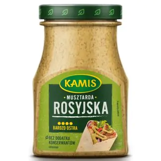 Kamis venäläinen sinappi 185 g