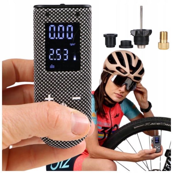 Cykelpump elektrisk minikompressor bärbar sladdlös 100PSI