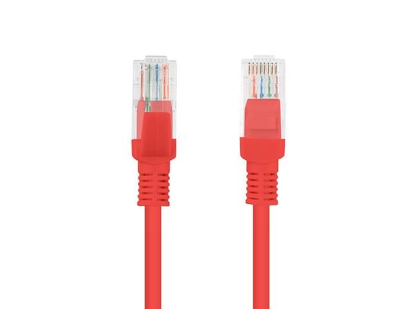 Lanberg UTP cat.6 patchkabel 0,25 m rød