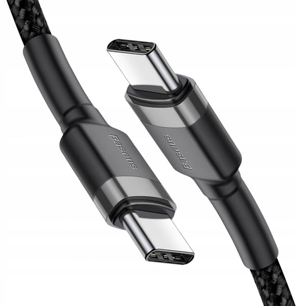 Baseus Cafule CATKLF-GG1 Pikalataus 3.0 3A USB-C PD 2.0 -kaapeli 100 cm ja 60 W:n pikalataustuki