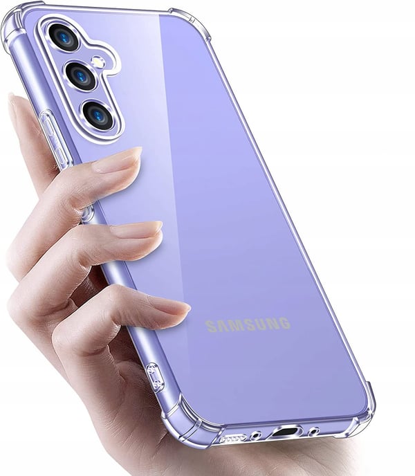 KLART FORSTÆRKET ANTI STØD-CASE TIL SAMSUNG A05s + GLAS
