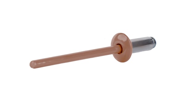 Åbne aluminiumnitter 3,2x6mm RAL8004