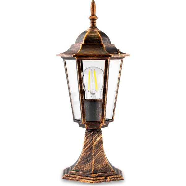 Ulkopihavalaisin E27 PYLVÄS LYHTY 39cm Patina BELLIS LUMILED