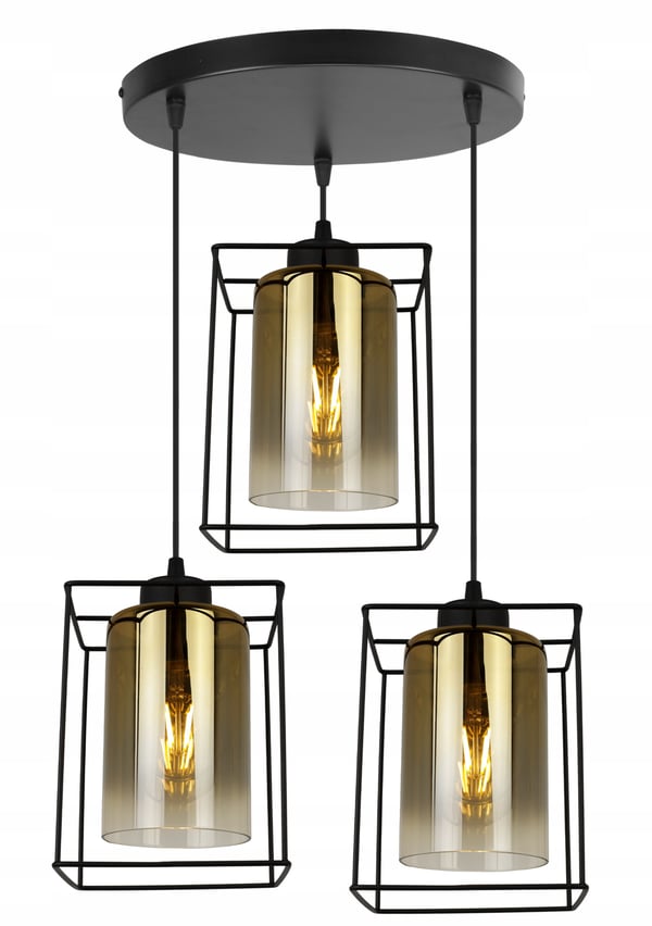 MODERNE ELEGANT HÆNGELAMPE MED GLASSKÆRM