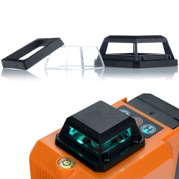 Skyddsglas för laserpendeln