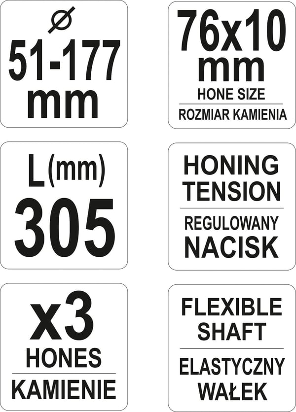SYLINTERIN HOONINTAUSKONE 51-177MM - YT-05812