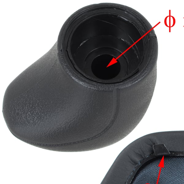 Mercedes Sprinter 906 06-13 gearknop sort med bælg og ramme sort 6-trins skema