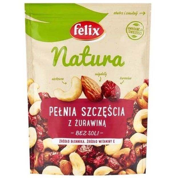 Felix Natura Täydellinen Onni Karpaloilla Ilman Suolaa 140 g