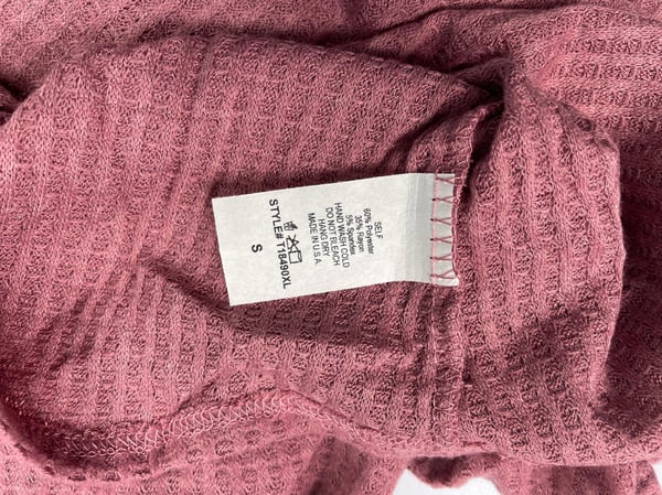 Rosa designerbluse hvid birk S