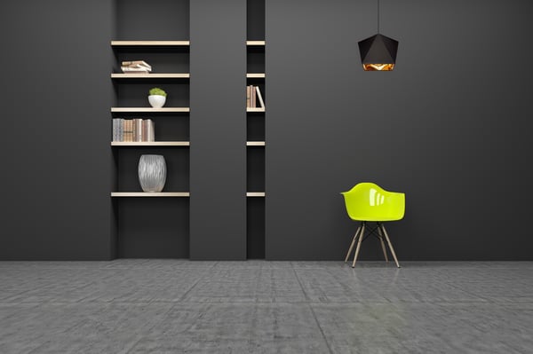 Diamantgylden LED-loftlampe i midten