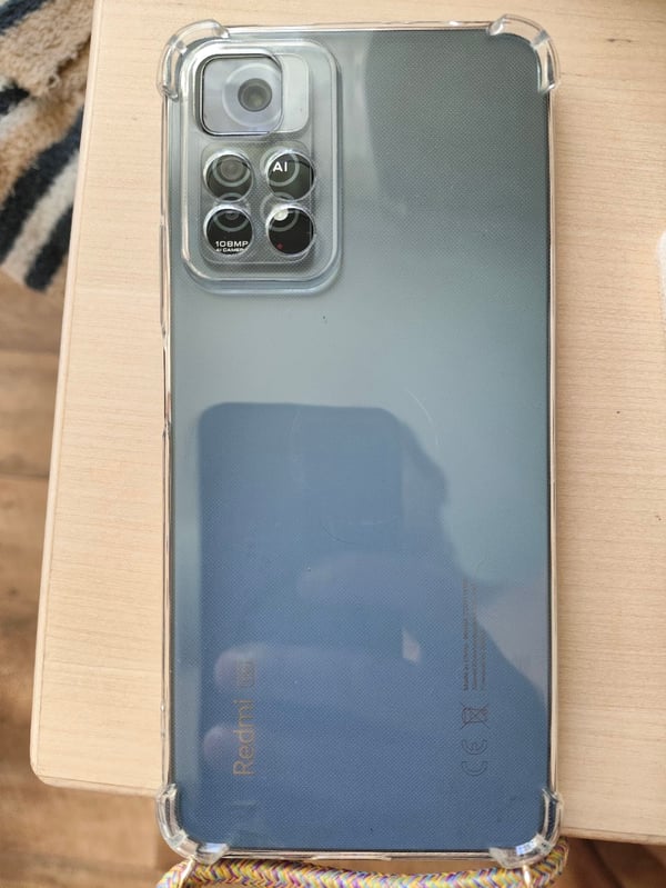Etui til Xiaomi Redmi Note 11 Pro 5G fleksibelt gennemsigtigt langt snorbånd