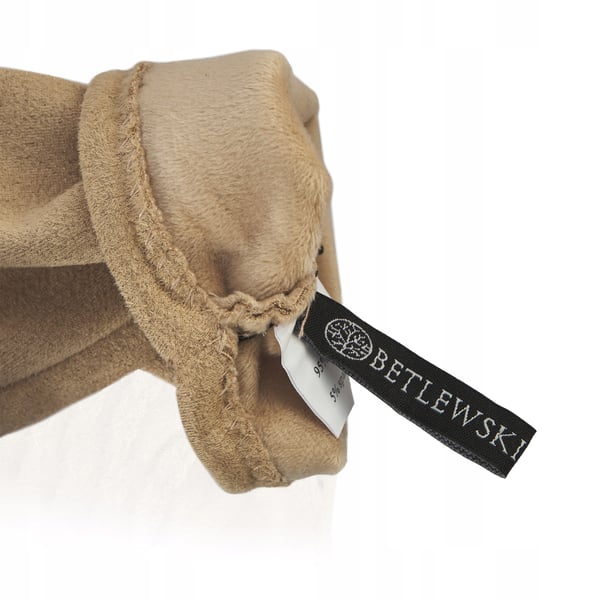 GFD-07 beige damdamshandskar i mocka