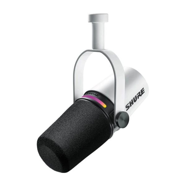 Shure MV7-W - Mikrofon XLR/USB-C Hvid