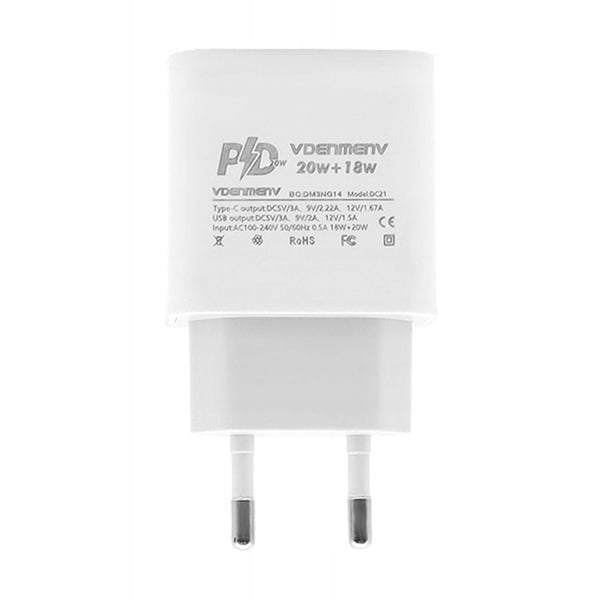 Nopea puhelimen laturi USB A TYPE C usbc -latauskuutio