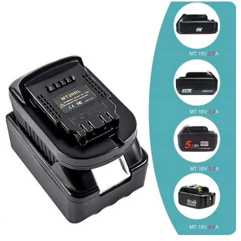 Makita 18V till Dewalt 18V batteriadapter MT20DL