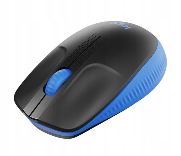 Logitech M190 trådlös optisk mus blå