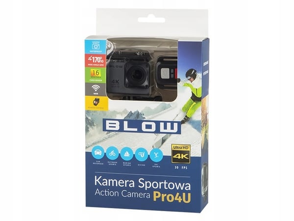 Blow rejestrator action camera Pro4U svart