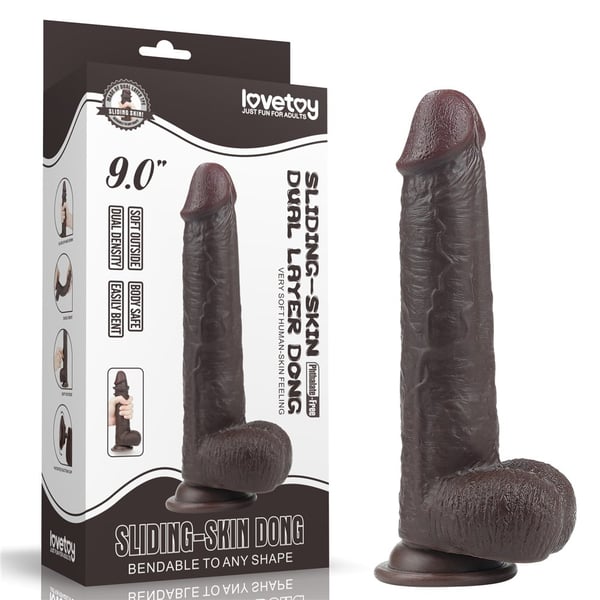 Lovetoy liukusuihku dildo 9''