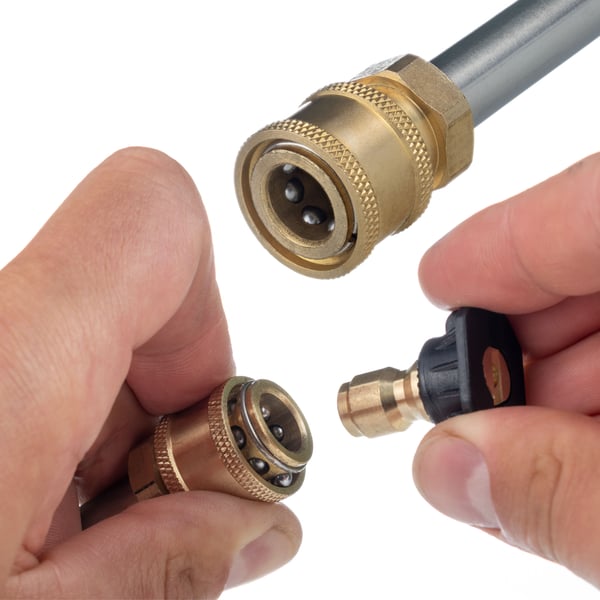 Gerni/Nilfisk spolrör adapter 1/4" bajonett snabbkoppling för tillbehör