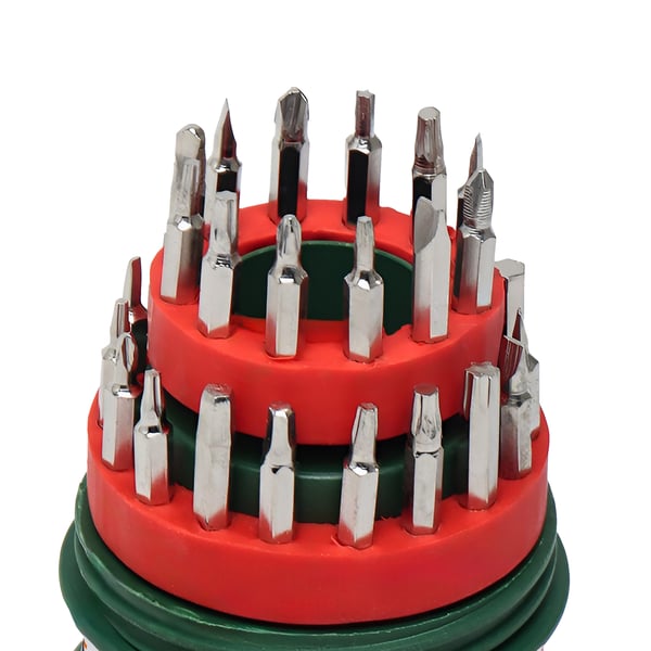Vergionic 3-i-1 precisionsskruvmejselsats Torx bitar 31 delar